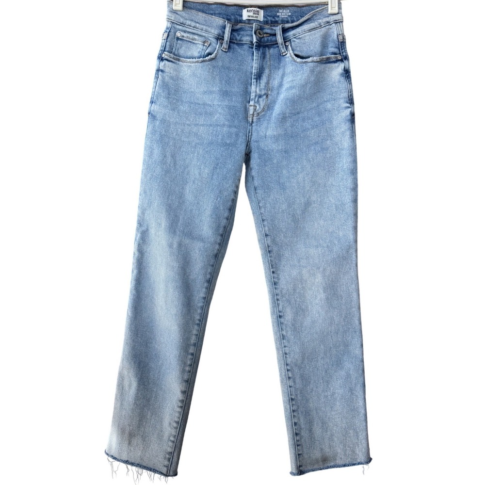 Kensie Jean's Size 4/27 Blue‎ The Allie High Rise Slim Straight Vintage Y2K